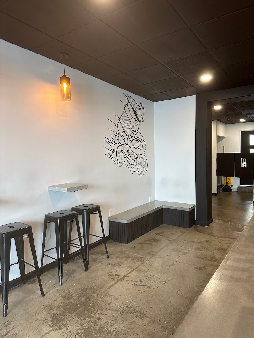 Interior of Midnight Animal Coffee, specialty coffee shop in San Diego