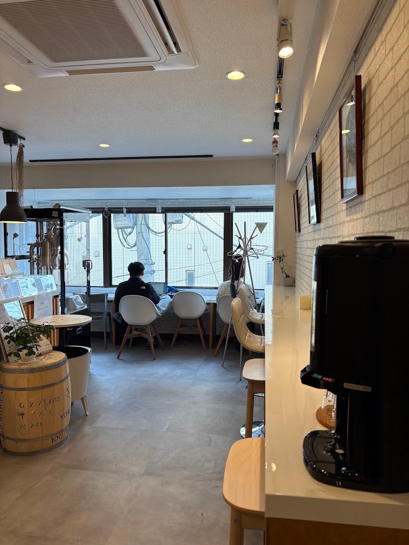 Interior of NorthStar Beans, specialty coffee shop in Tokyo