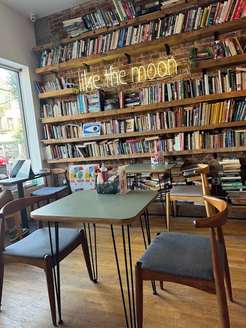 Interior of Sihana Cafe, specialty coffee shop in Newark