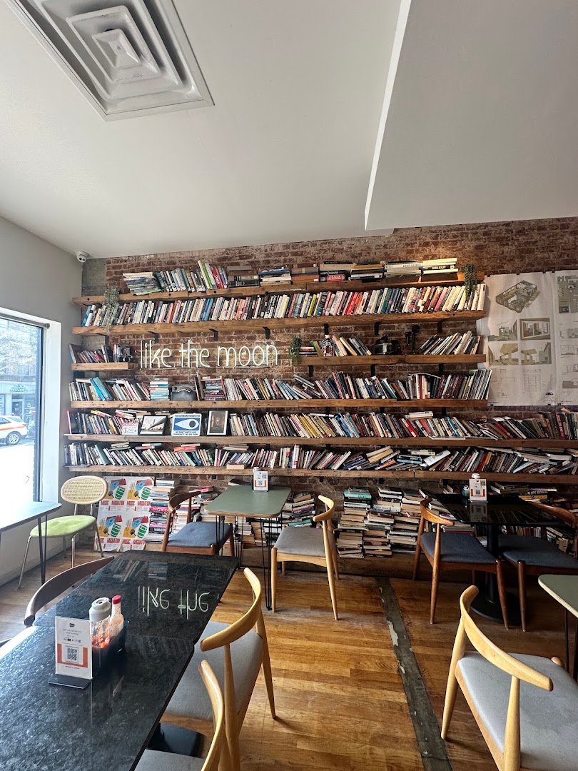 Interior of Sihana Cafe, specialty coffee shop in Newark