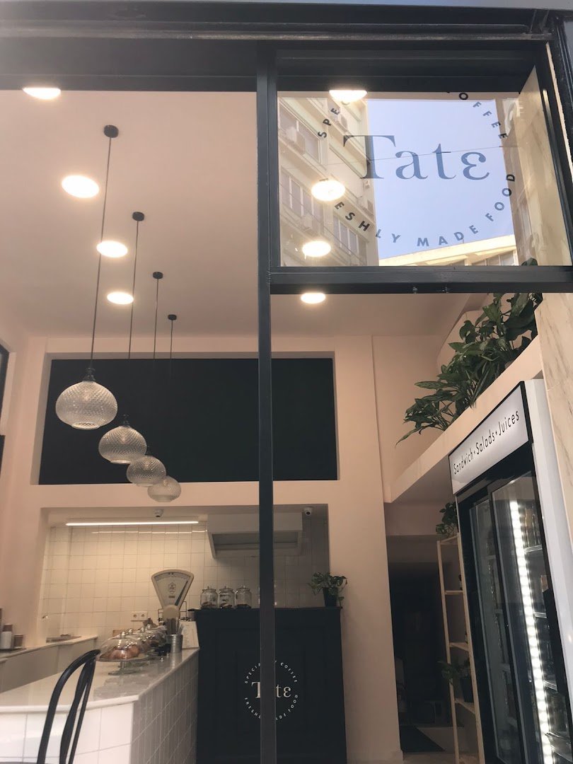 Interior of Tate Speciality Coffee, specialty coffee shop in Athens