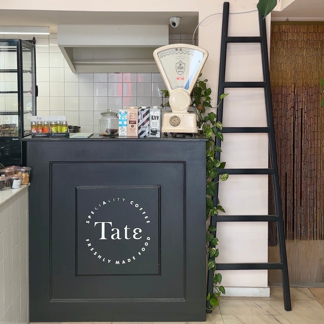 Interior of Tate Speciality Coffee, specialty coffee shop in Athens