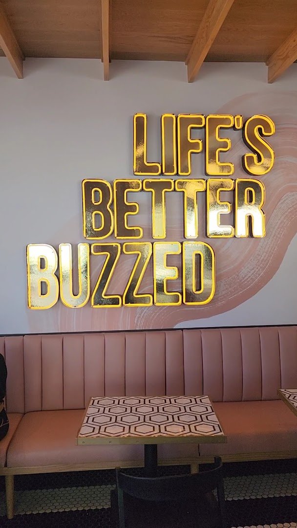 Interior of Better Buzz Coffee Mira Mesa, specialty coffee shop in San Diego