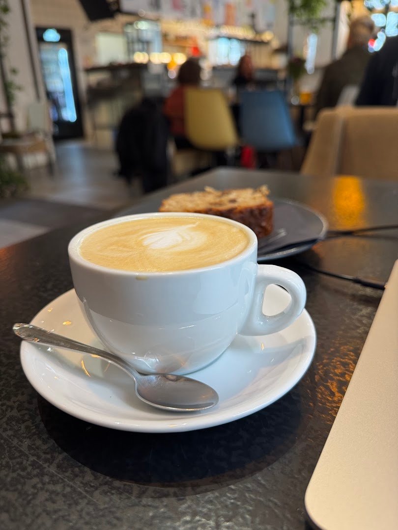 Coffee at KLUB Petrohradská, specialty coffee shop in Prague