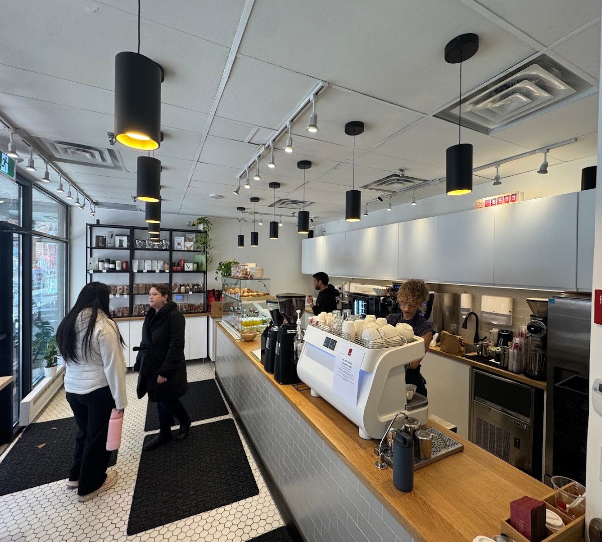 Interior of Hailed Coffee - Elizabeth St., specialty coffee shop in Toronto