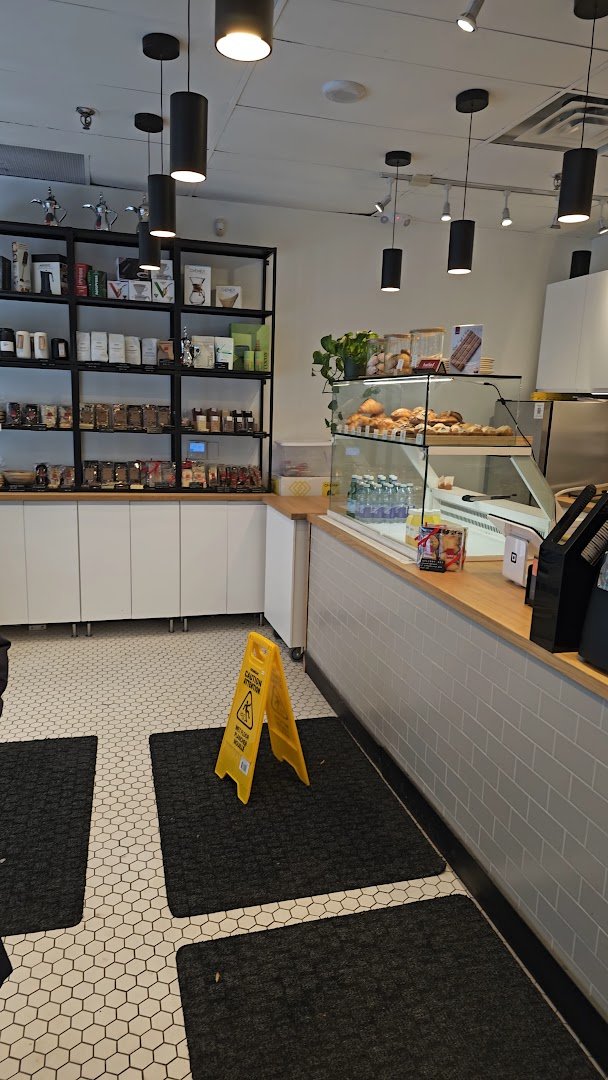 Interior of Hailed Coffee - Elizabeth St., specialty coffee shop in Toronto
