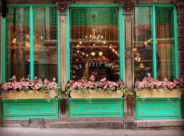Storefront of Le Petit Dep, specialty coffee shop in Montreal