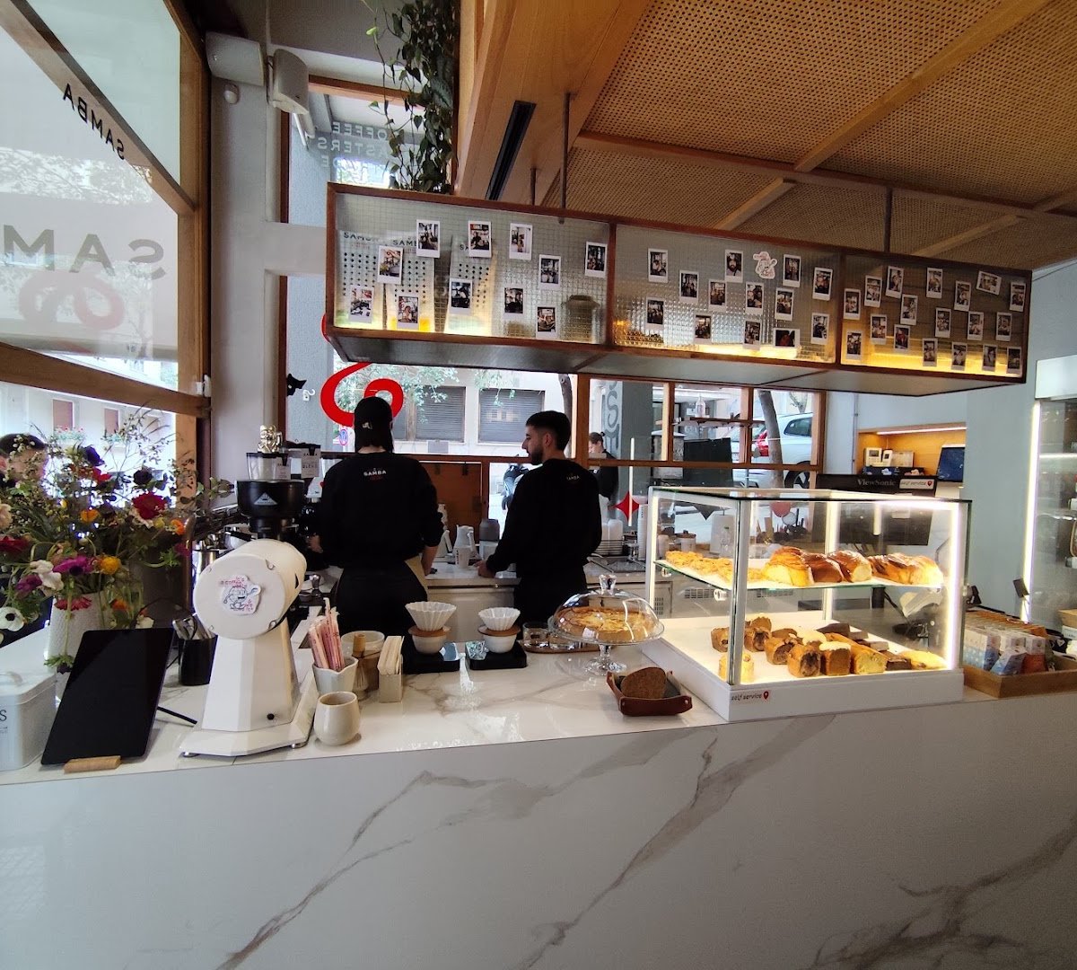 Interior of Samba Coffee Roasters | The Shop, specialty coffee shop in Athens