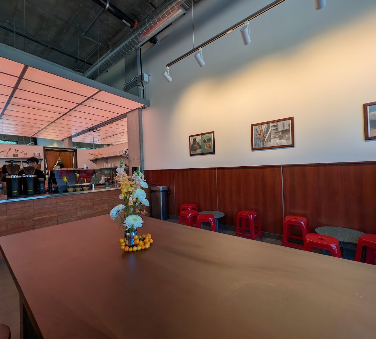 Interior of Kasama Cà Phê, specialty coffee shop in San Jose