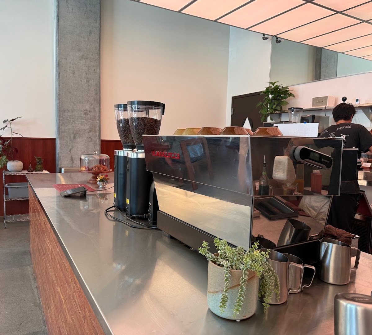 Interior of Kasama Cà Phê, specialty coffee shop in San Jose