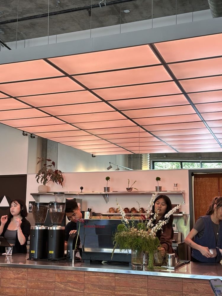 Interior of Kasama Cà Phê, specialty coffee shop in San Jose