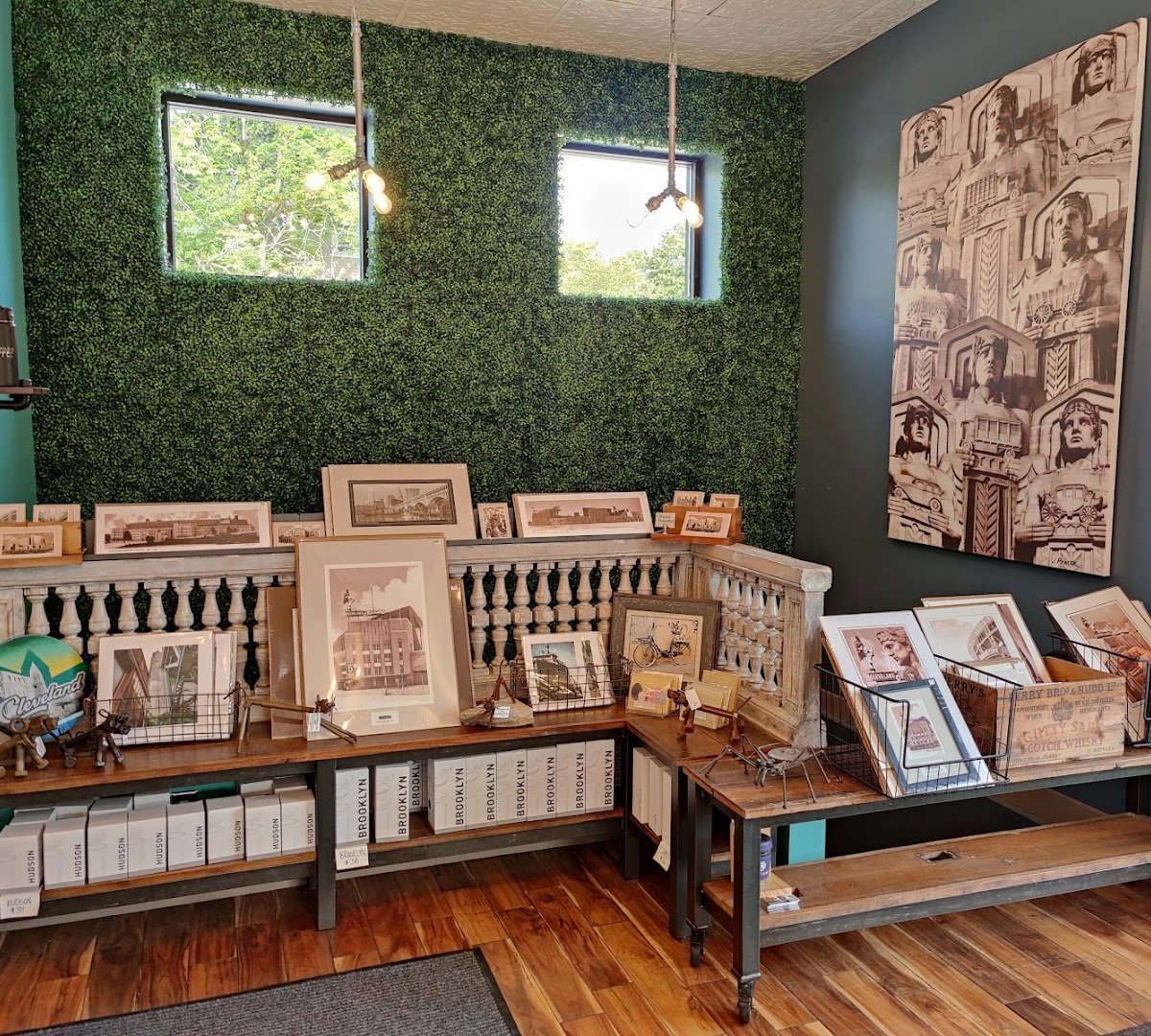 Interior of Metropolitan Coffee, specialty coffee shop in Cleveland