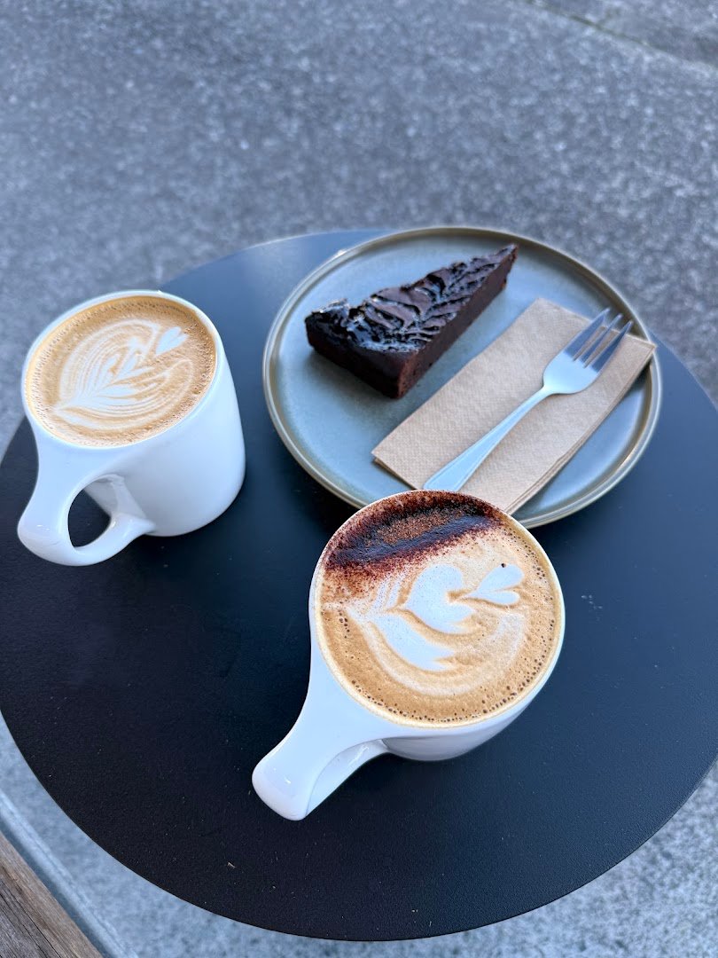 Coffee at Red Rabbit Coffee Roastery, specialty coffee shop in Auckland