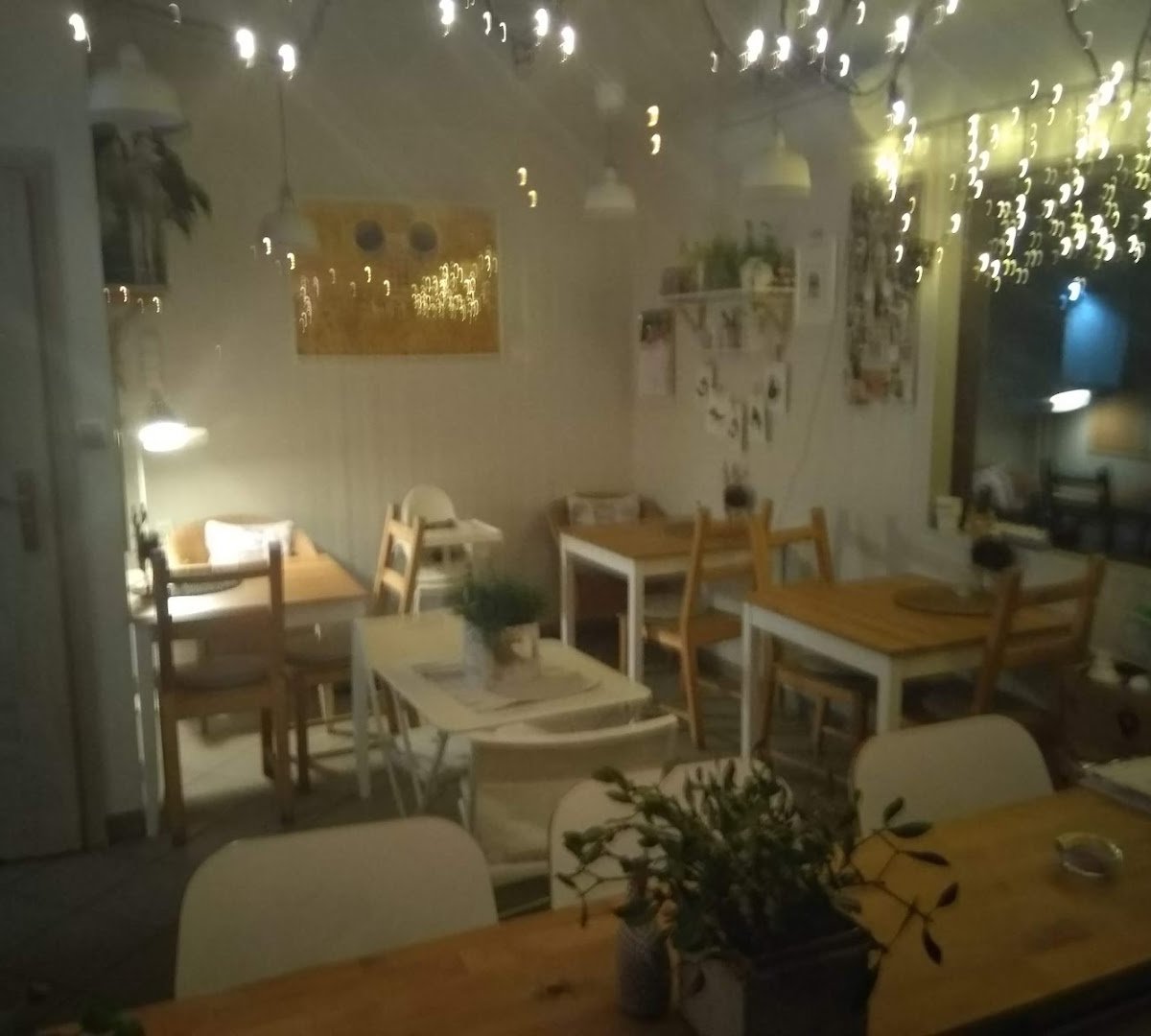 Interior of Kawowiec, specialty coffee shop in Warsaw