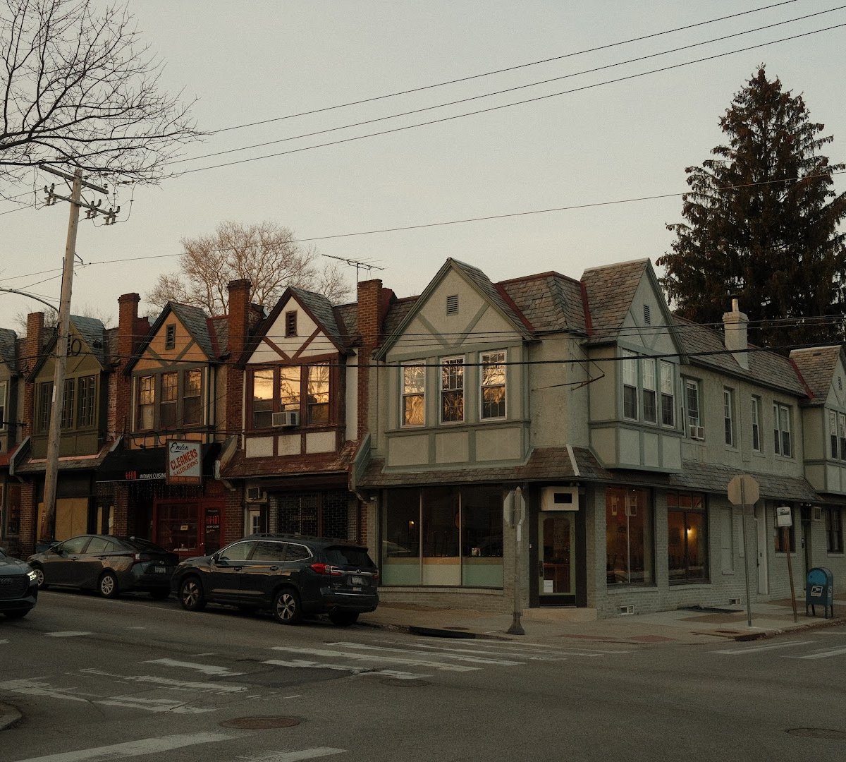Storefront of Mt Airy Coffee Company, specialty coffee shop in Philadelphia