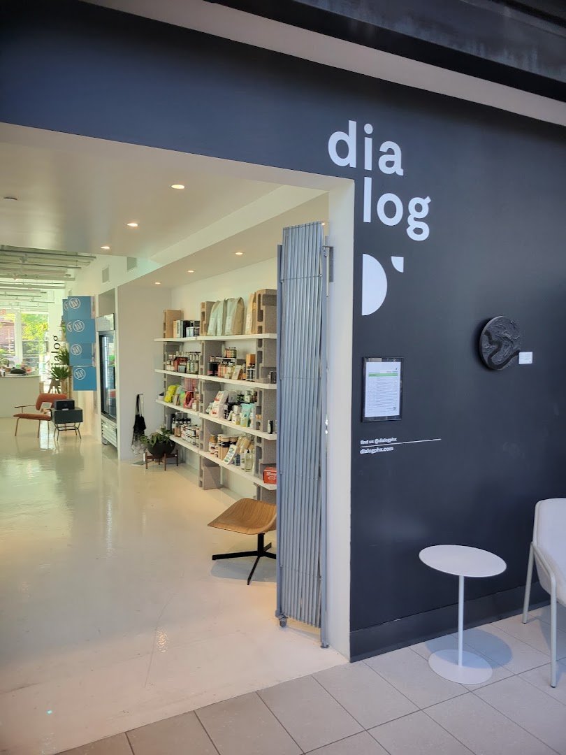 Storefront of dialog, specialty coffee shop in Phoenix