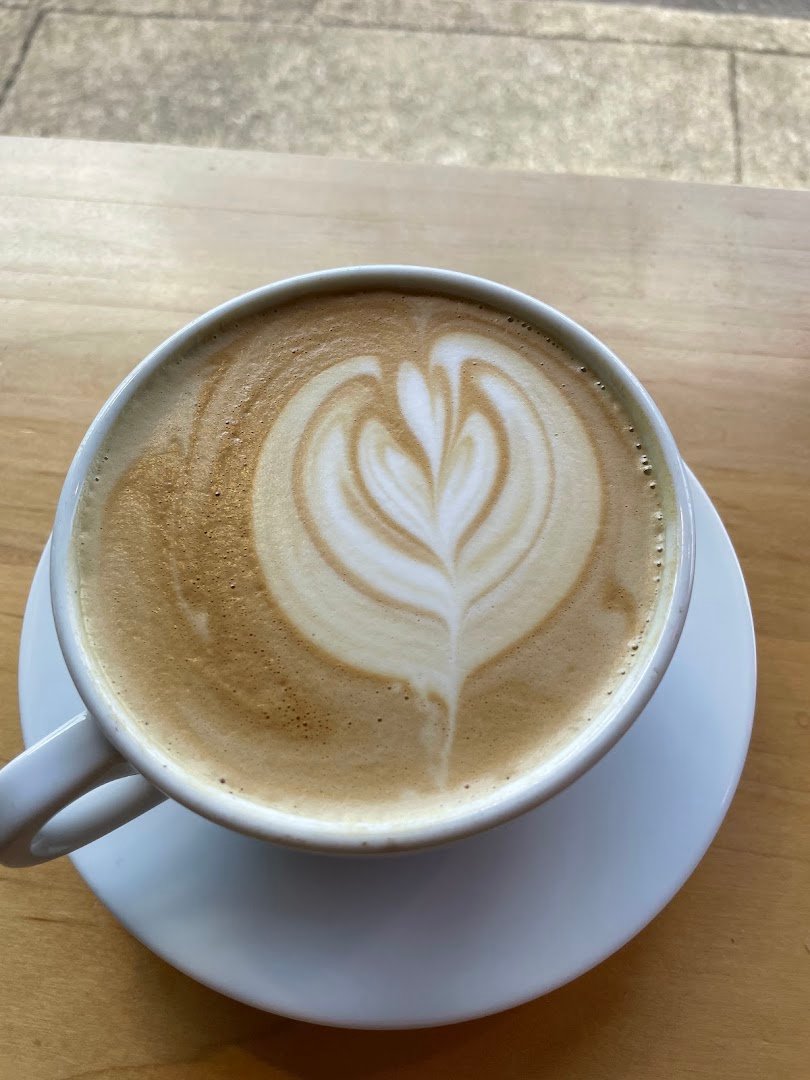 Coffee at Sunergos Coffee, specialty coffee shop in Louisville