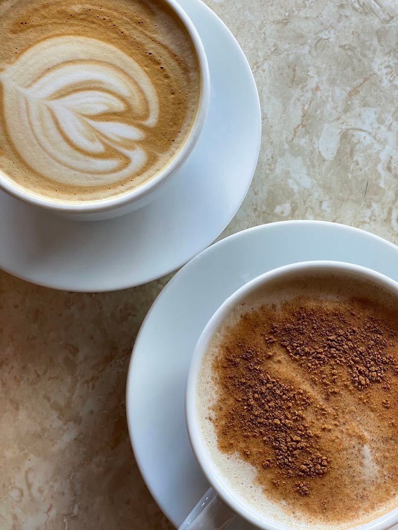 Coffee at Sunergos Coffee, specialty coffee shop in Louisville