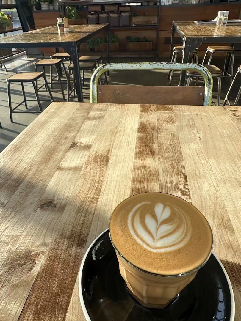 Coffee at Black & Gold Coffee Eatery, specialty coffee shop in Auckland