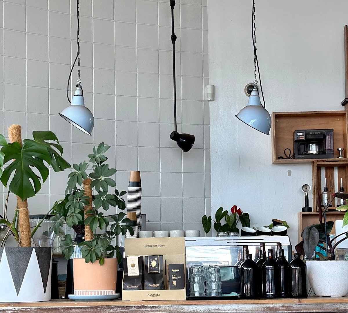 Interior of Black & Gold Coffee Eatery, specialty coffee shop in Auckland