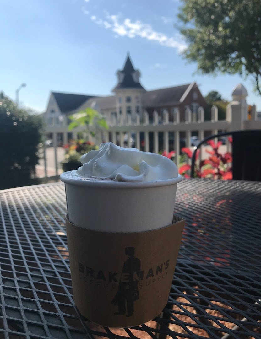 Coffee at Brakeman's Coffee & Supply, specialty coffee shop in Charlotte