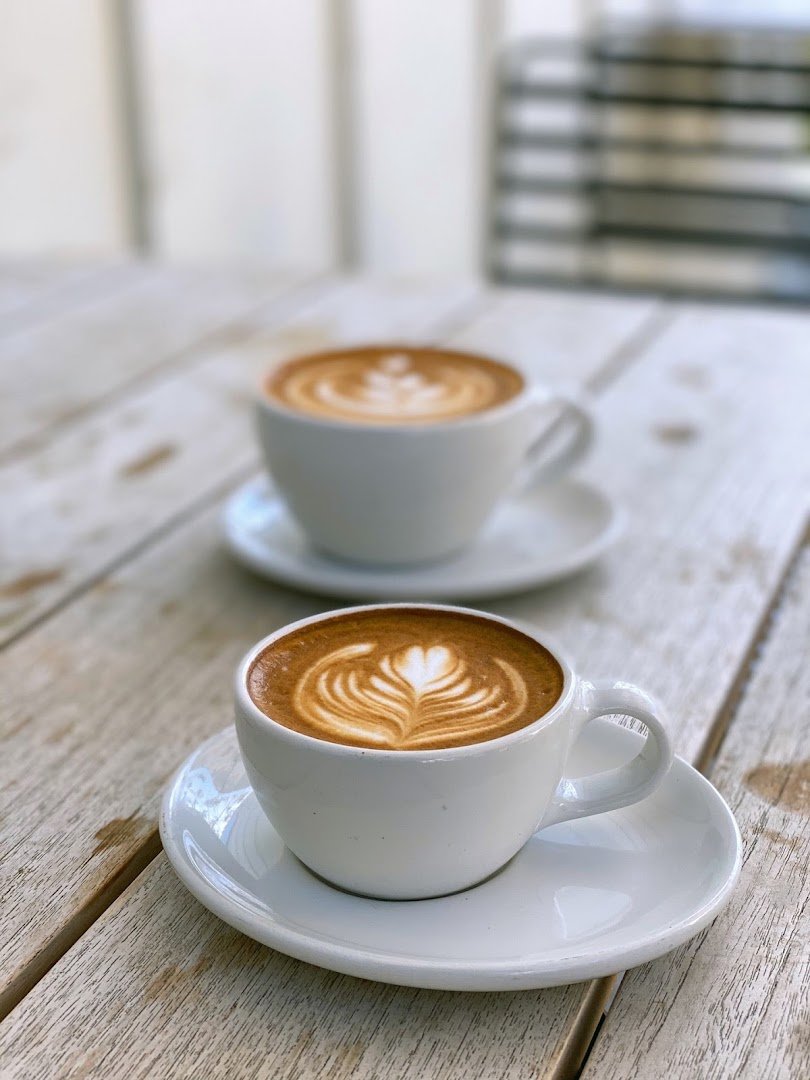 Coffee at Blue Bottle Coffee, specialty coffee shop in San Diego