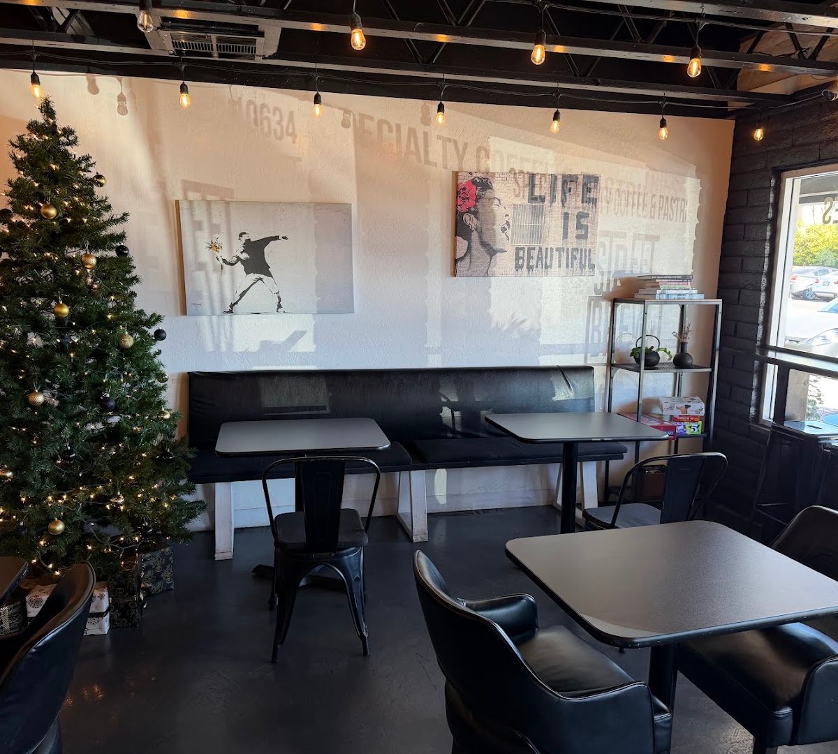 Interior of Street Brew Coffee, specialty coffee shop in Scottsdale