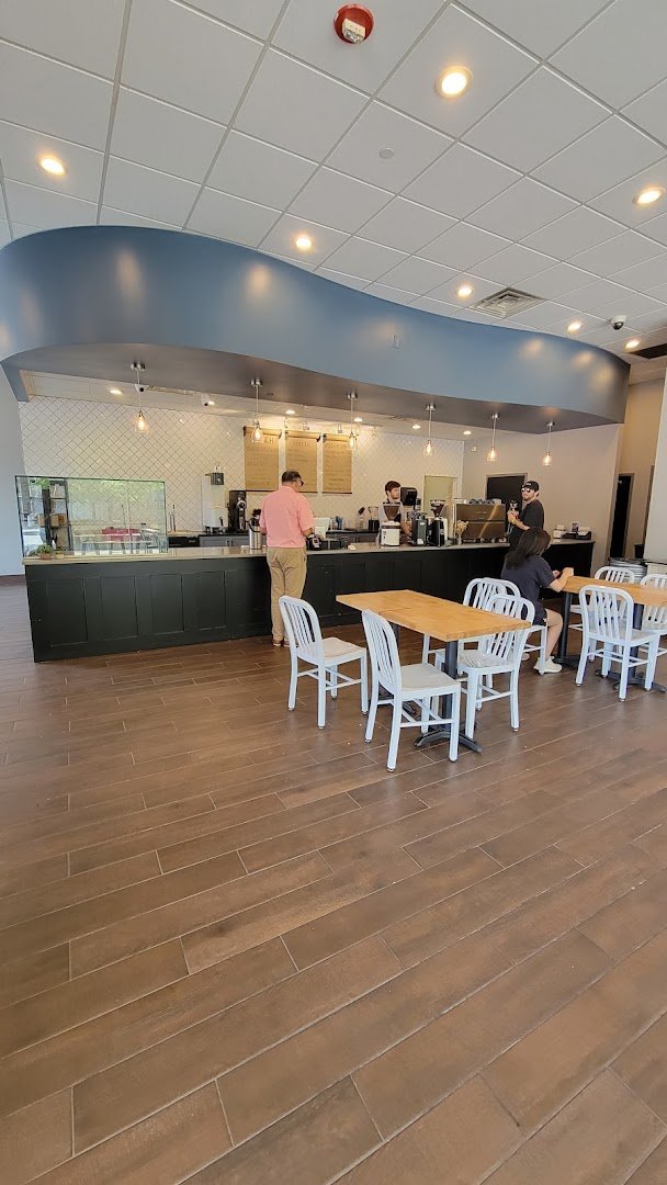 Interior of Valentia Coffee, specialty coffee shop in Madison