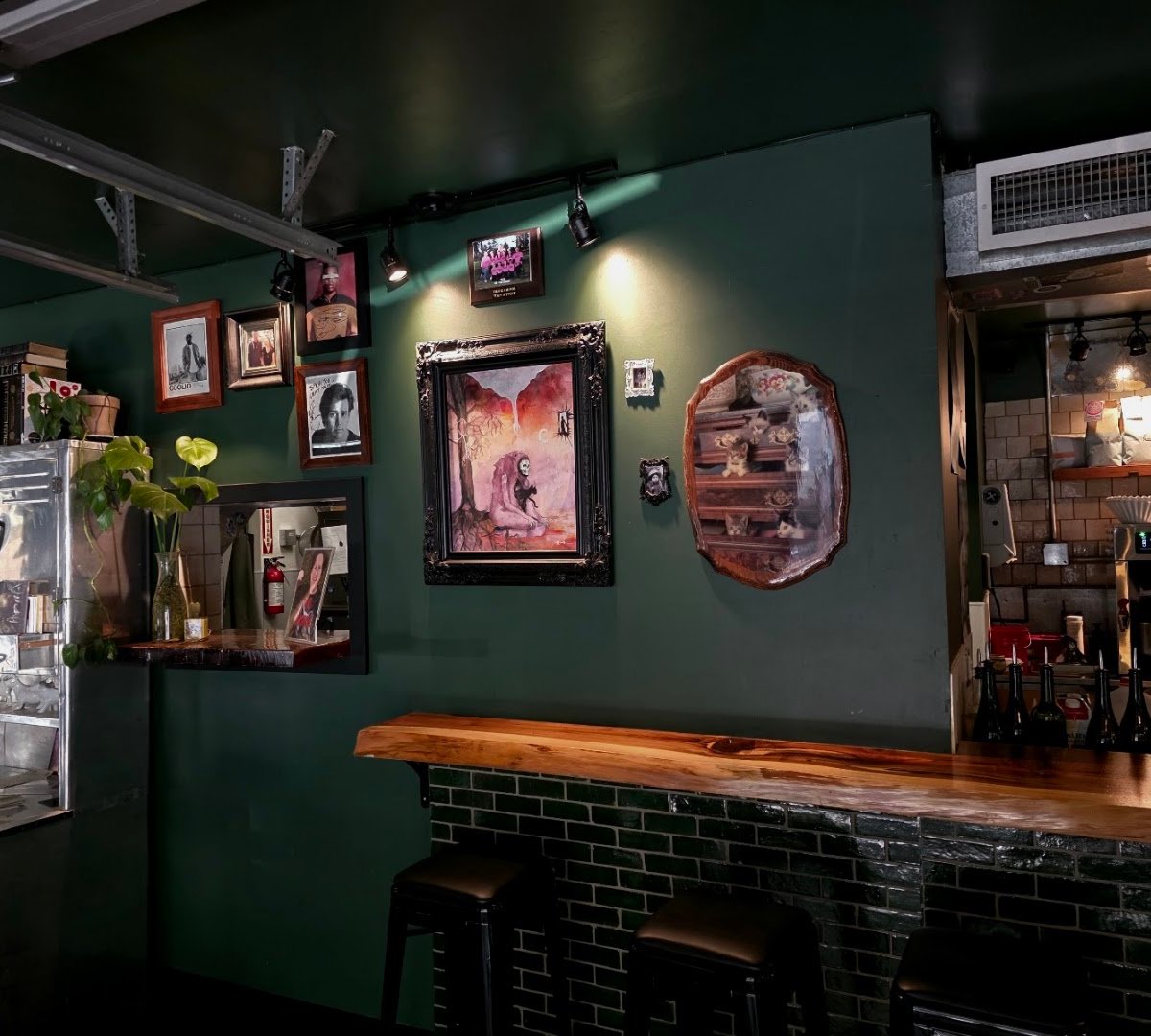 Interior of Immortal Cafe & Supply, specialty coffee shop in Sacramento
