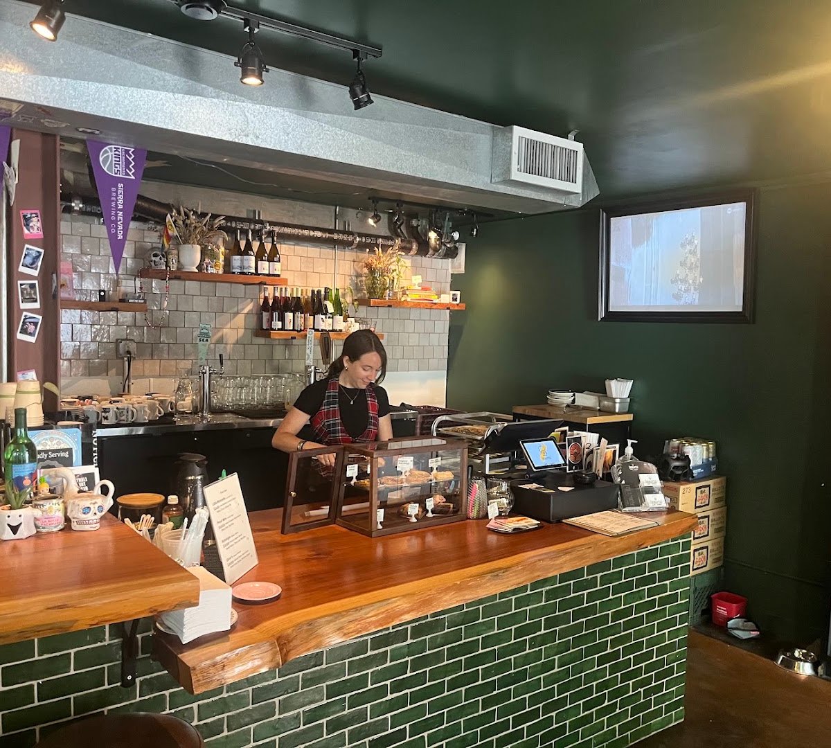 Interior of Immortal Cafe & Supply, specialty coffee shop in Sacramento