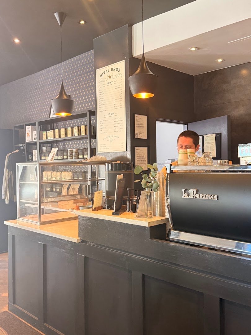Interior of Rival Bros Coffee Bar, specialty coffee shop in Philadelphia
