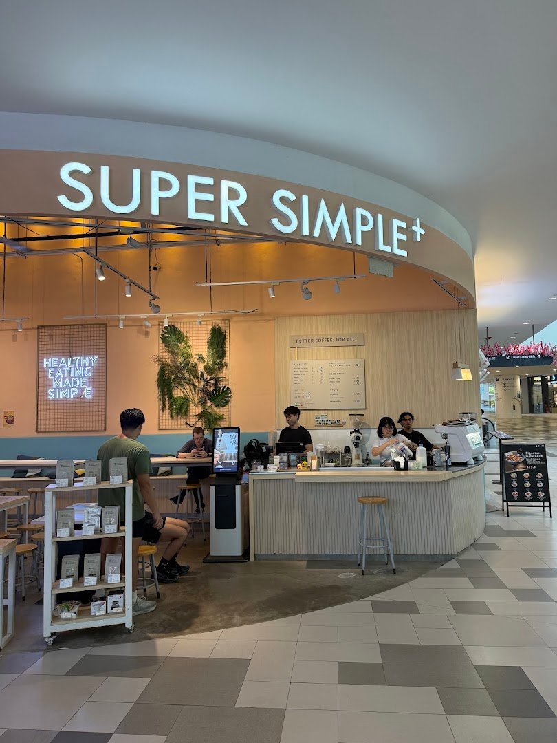Interior of Tiong Hoe Specialty Coffee at Super Simple, specialty coffee shop in Singapore