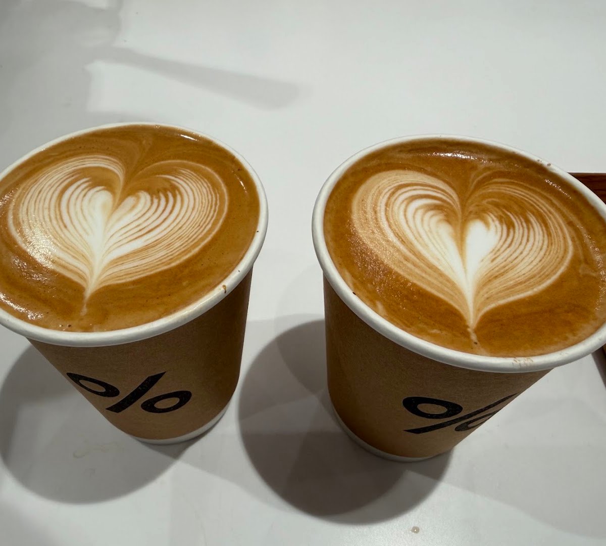 Coffee at % Arabica Toronto Union Station, specialty coffee shop in Toronto