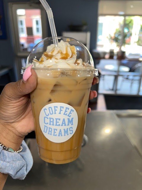Coffee at Coffee Cream & Dreams, specialty coffee shop in Philadelphia