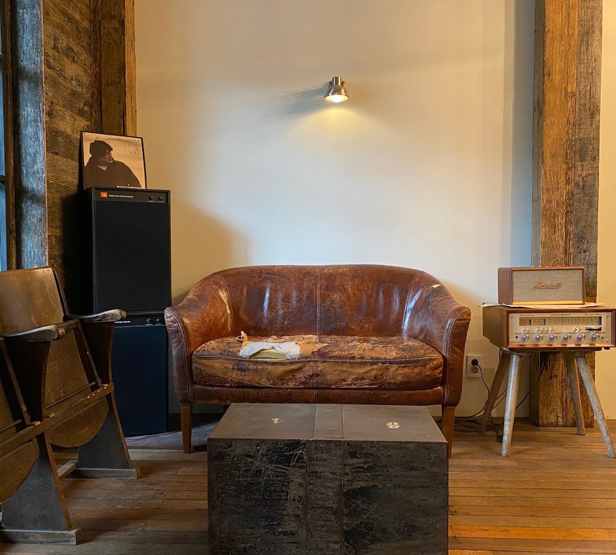 Interior of McCoy’s Coffee, specialty coffee shop in Seoul