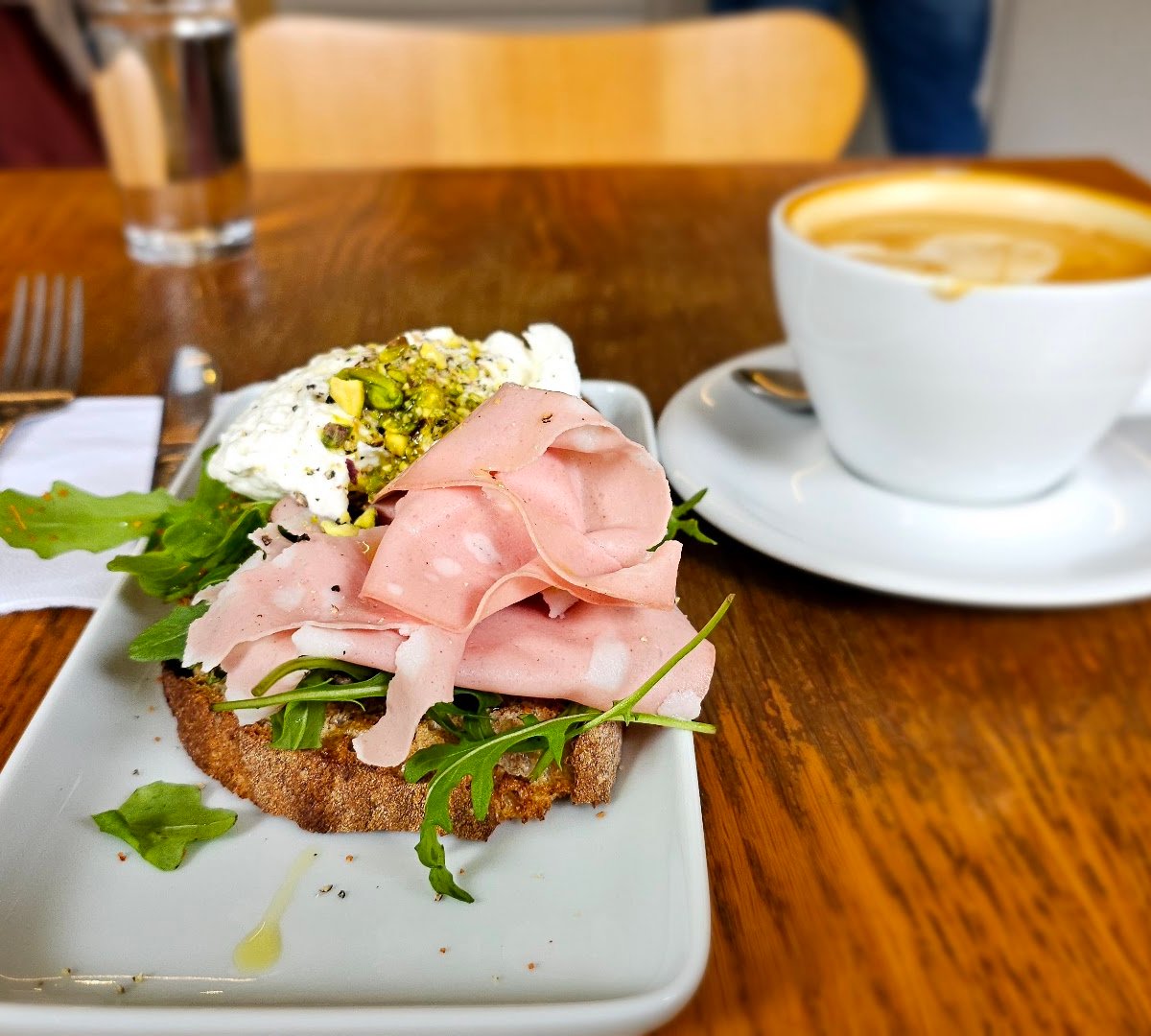 Food at LOWDOWN, specialty coffee shop in Edinburgh
