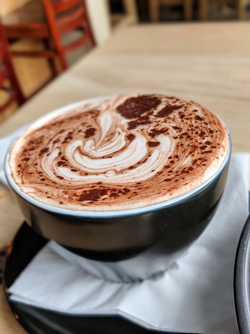 Coffee at Joe Bean Roasters, specialty coffee shop in Rochester