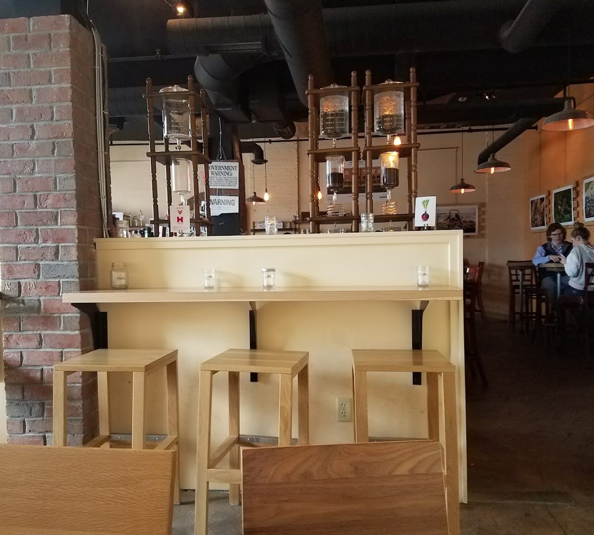 Interior of Joe Bean Roasters, specialty coffee shop in Rochester