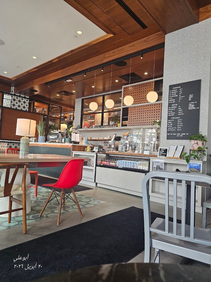 Interior of Phoenix Coffee Company, specialty coffee shop in Cleveland