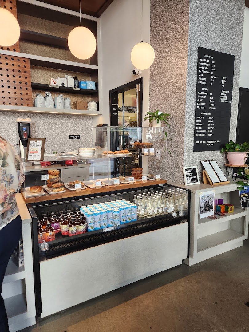 Interior of Phoenix Coffee Company, specialty coffee shop in Cleveland