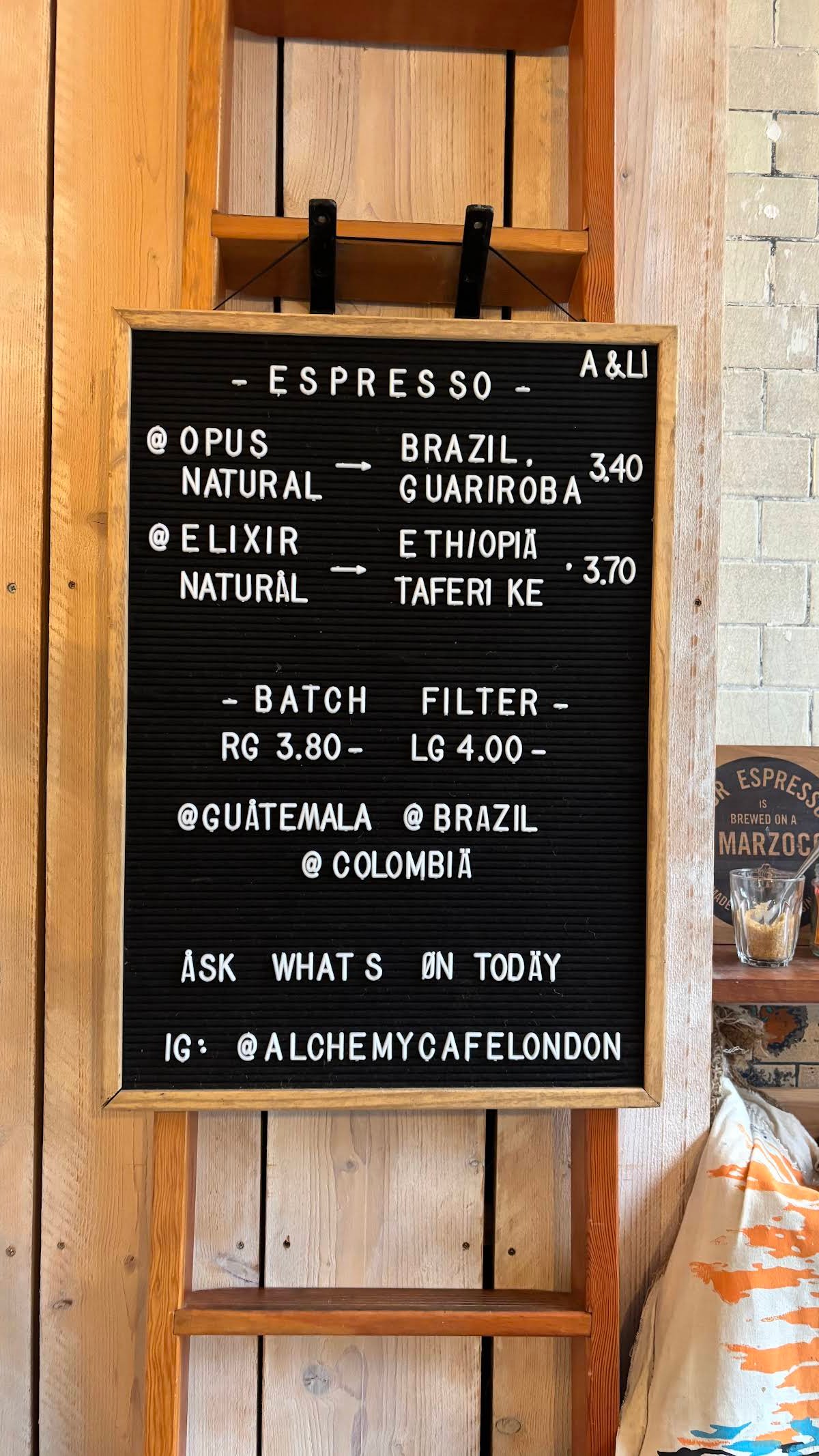 Alchemy Café - Old Street specialty coffee shop in London - photo 4