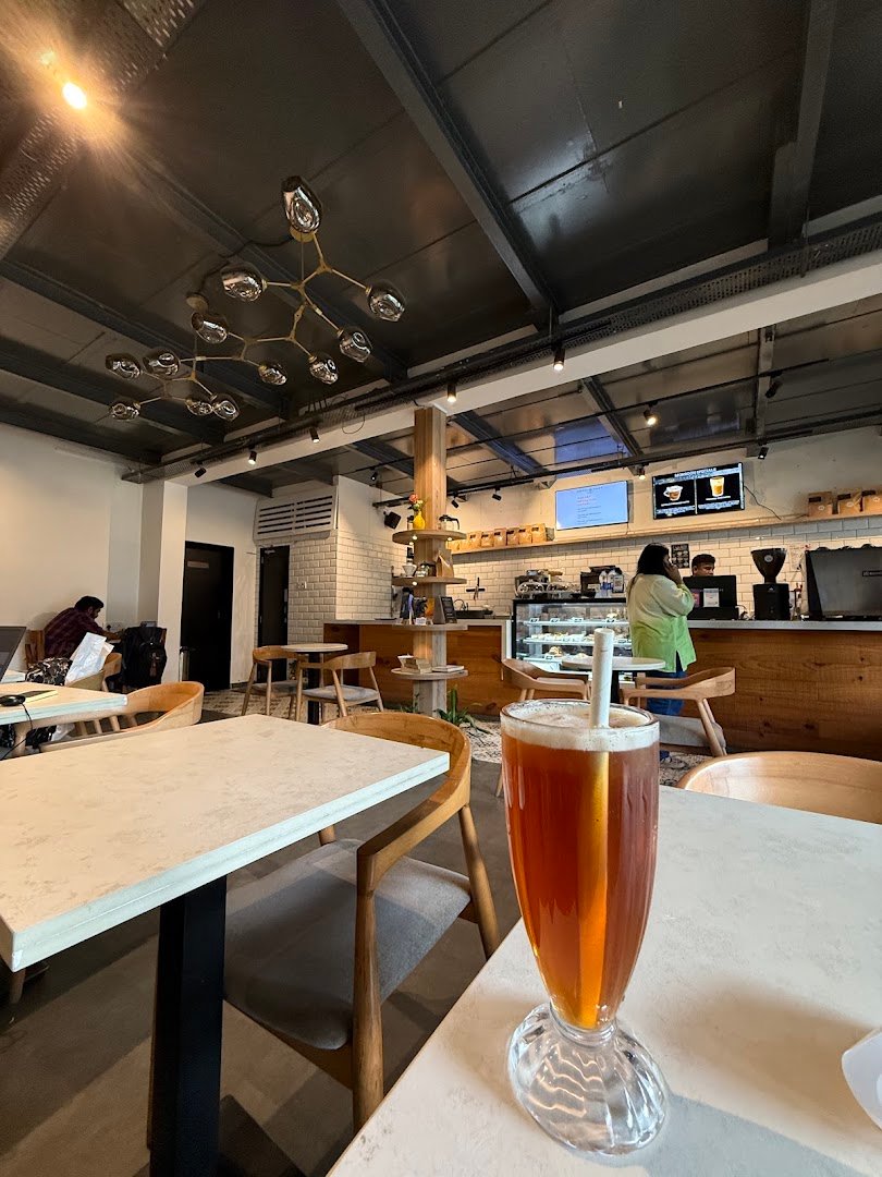 Interior of Coffee Craft ☕️, specialty coffee shop in Mumbai
