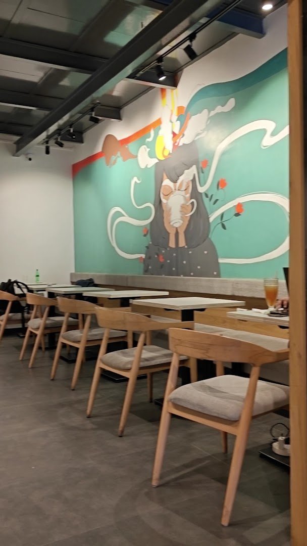Interior of Coffee Craft ☕️, specialty coffee shop in Mumbai