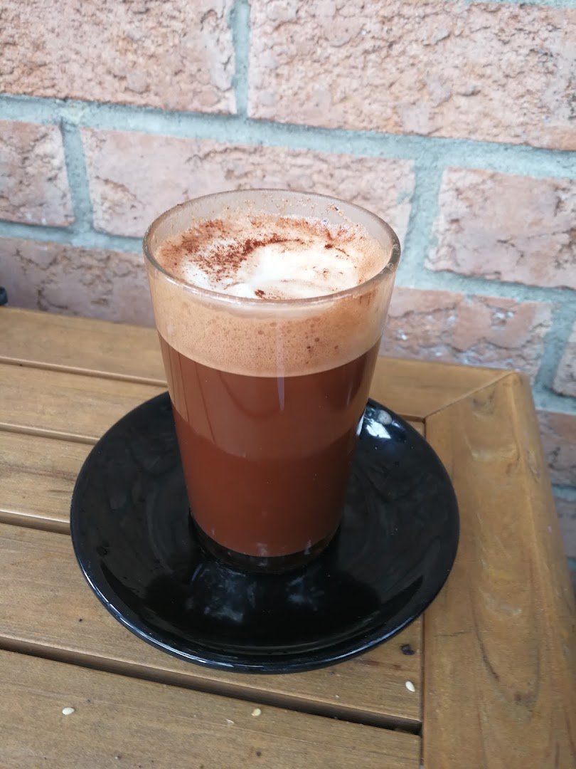 Coffee at Café Club Social, specialty coffee shop in Montreal