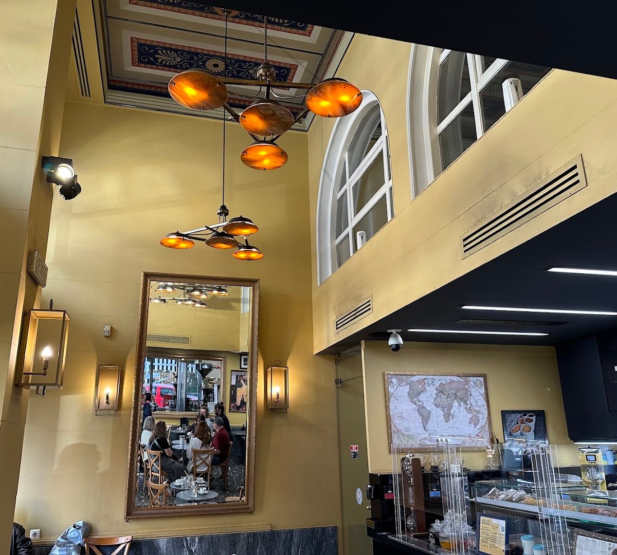 Interior of MOKKA Specialty Coffee, specialty coffee shop in Athens
