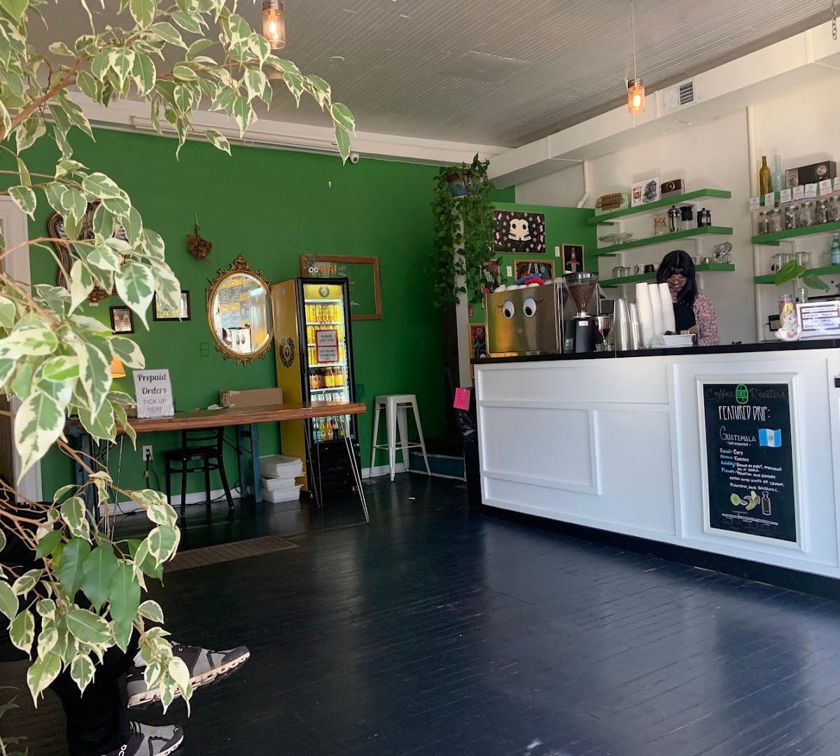 Interior of Bean Roastery and Cafe, specialty coffee shop in Louisville