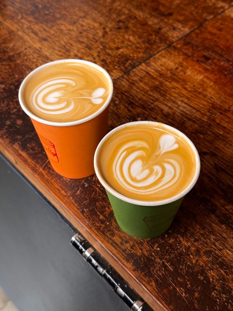 Coffee at Pulp Coffee., specialty coffee shop in Manchester
