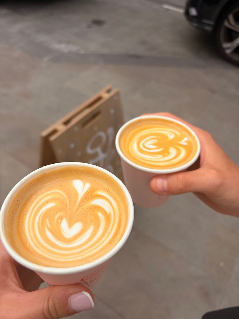 Coffee at Pulp Coffee., specialty coffee shop in Manchester