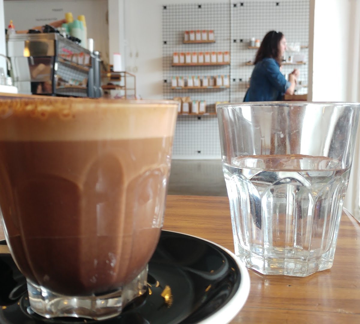 Interior of Newday Coffee, specialty coffee shop in Wellington