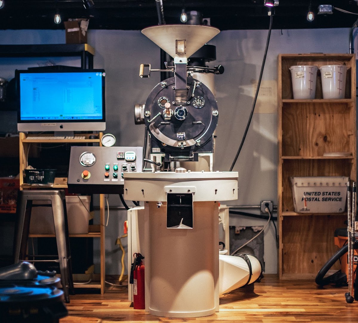 Interior of De Fer Coffee & Tea, specialty coffee shop in Pittsburgh